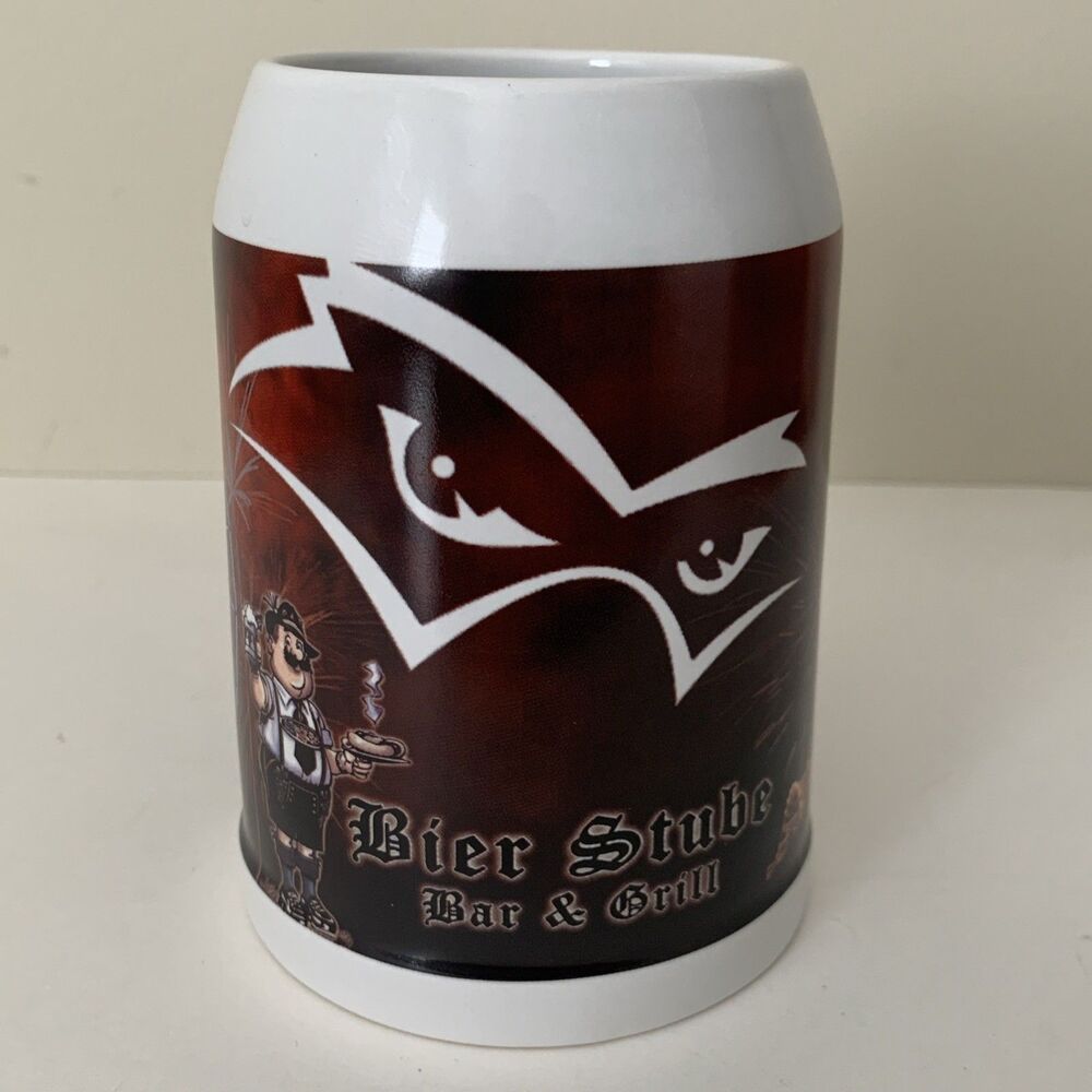 Bier Stube Bar & Grill Ceramic Beer Mug 14 Ounces Toledo Ohio